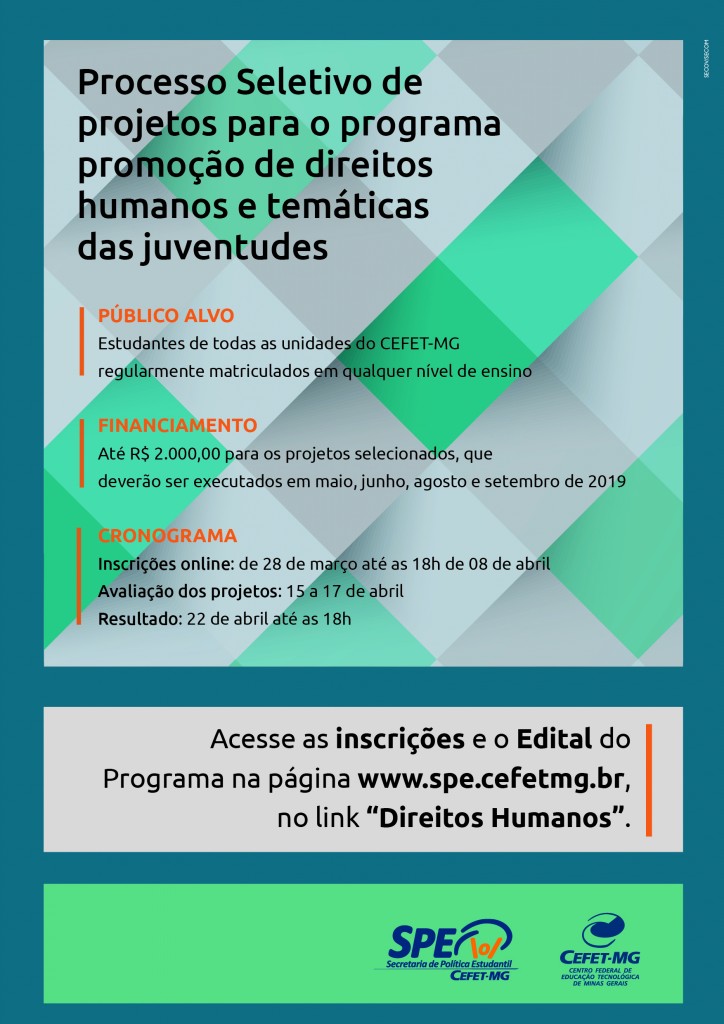 Cartaz_Edital 15-2019 Direitos Humanos